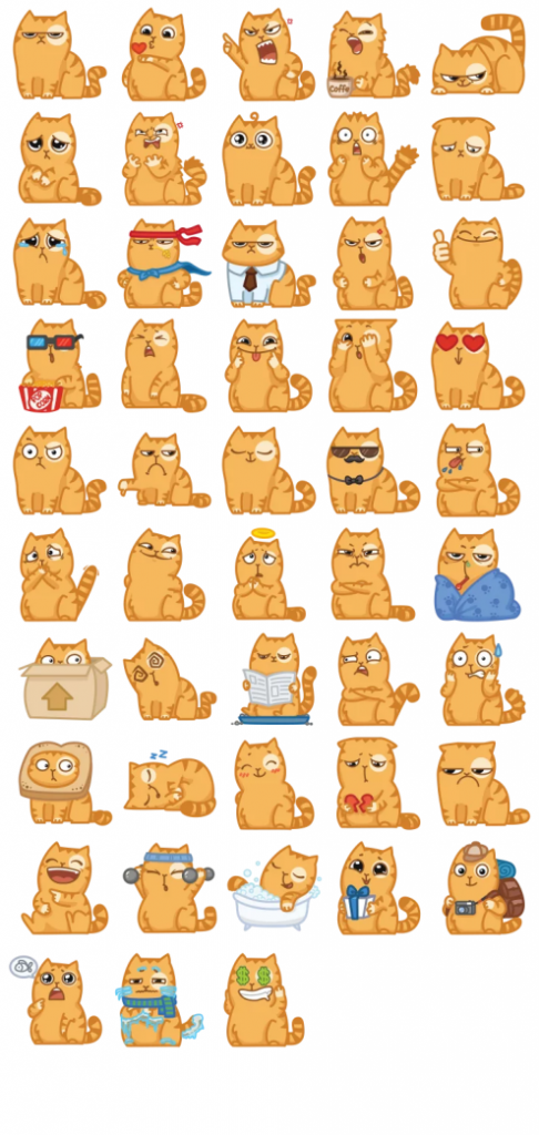 Смайлики котики