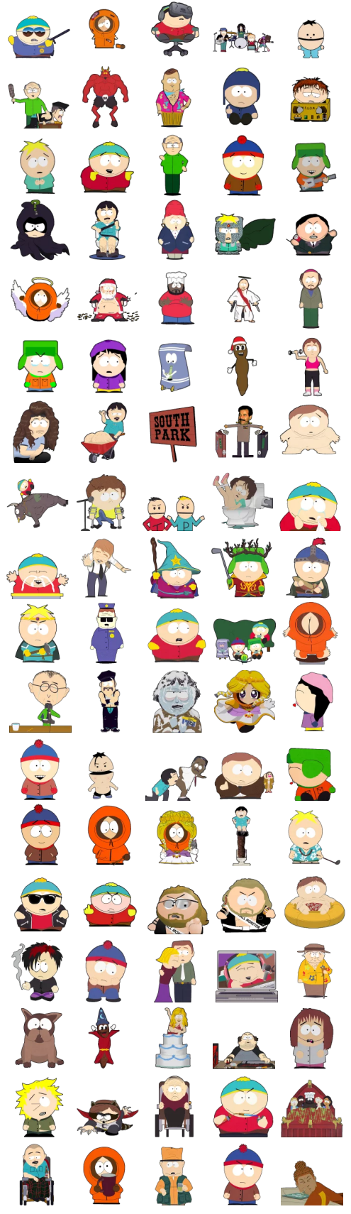 SOUTH PARK THE STREAMING WARS Tagged Stickers, Stickers– South