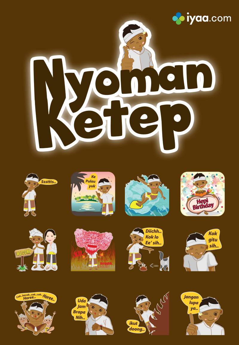 Nyoman Keteb Bali By Rizqi Stickers Telegram