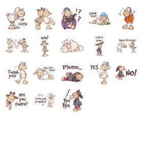 Cute Sheep Stickers