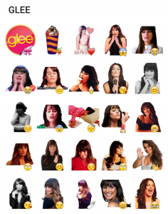 glee girl Stickers