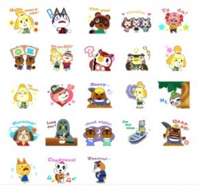 animal crossing new leaf stickers telegram