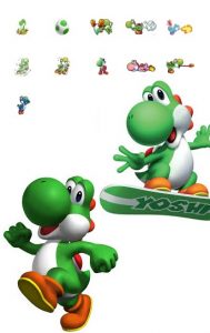 yoshi dinosaur video games published