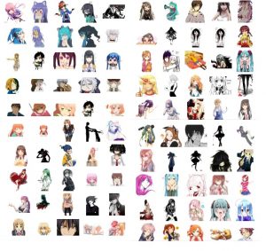 God oF animes Stickers Big Pack