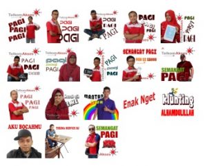 Telkom Akses Stickers Telegram Messenger