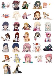 Yeshole AG Pack Stickers Japan Anima