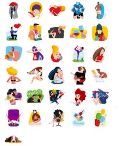 Love Story telegram sticker pack