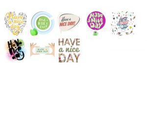 Romantics Stickers Nice Day Telegram Stickers