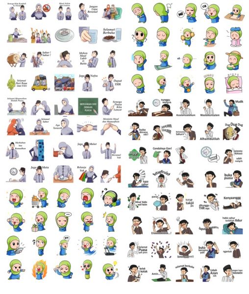 Stickers Lebaran - Stickers Telegram